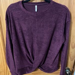 Maroon sweater